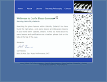 Tablet Screenshot of carlspianolessons.com